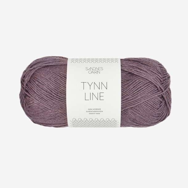 Sandnes - Tynn Line Farve 4361 Lys Aubergine