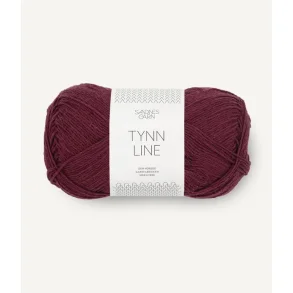 Sandnes - Tynn Line Fv. 4372 Dyb Burgunder. 