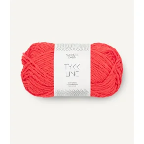 Sandnes - Tykk Line Fv. 4108 Flame Scarlet 
