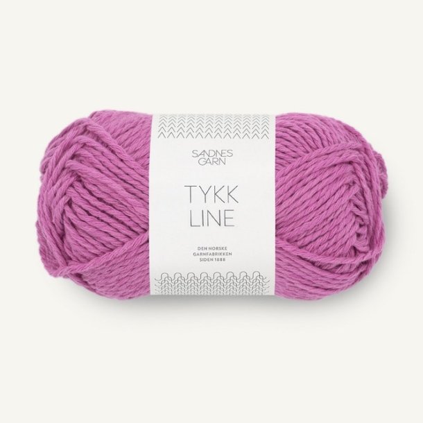 Sandnes - Tykk Line Farve 4626 Shoking Pink 