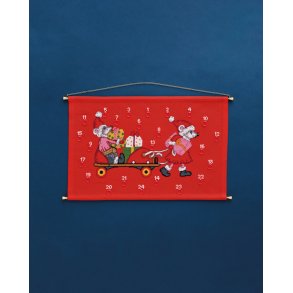 Permin - Broderi kit - Model Mus i rulleskjte 