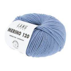 Lang Yarns - Merino 120 Fv. 21 Lys Jeans Bl