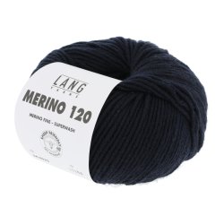Lang Yarns - Merino 120 Fv. 25 Night Blue
