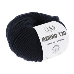 Lang Yarns - Merino 120 Fv. 25 Night Blue