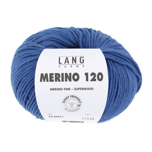 Lang Yarns - Merino 120 Fv. 31 Royal Bl