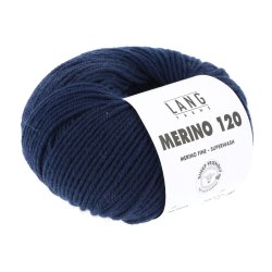 Lang Yarns - Merino 120 Fv. 35 Marine Bl