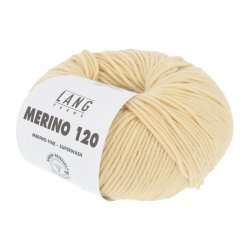 Lang Yarns - Merino 120 Fv. 49 Lys Gul