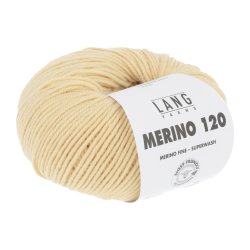 Lang Yarns - Merino 120 Fv. 49 Lys Gul