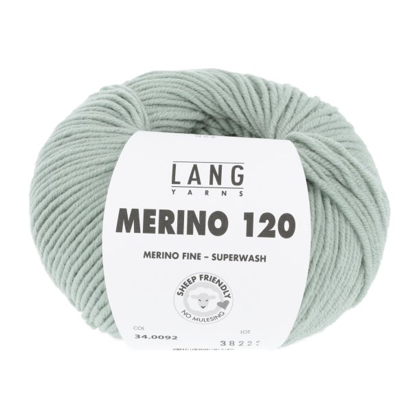 Lang Yarns - Merino 120 Fv. 92 Lys Salvie