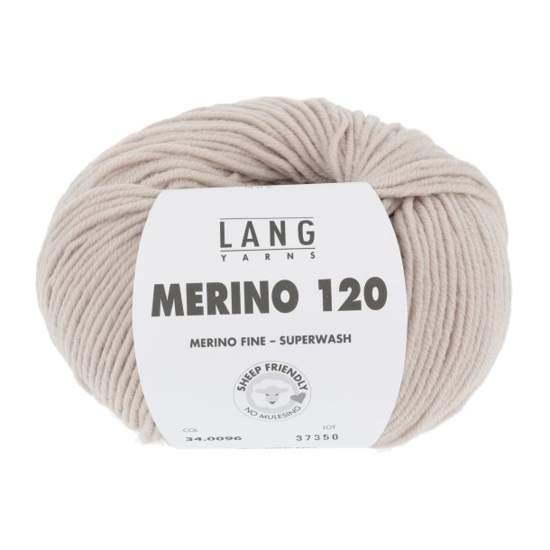 Lang Yarns - Merino 120 Fv. 96 Lys Beige