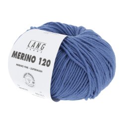 Lang Yarns - Merino 120 Fv. 121 Kobolt Bl