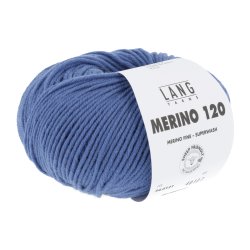 Lang Yarns - Merino 120 Fv. 121 Kobolt Bl