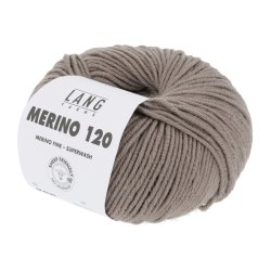 Lang Yarns - Merino 120 Fv. 126 Gr Brun