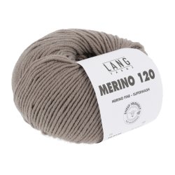 Lang Yarns - Merino 120 Fv. 126 Gr Brun