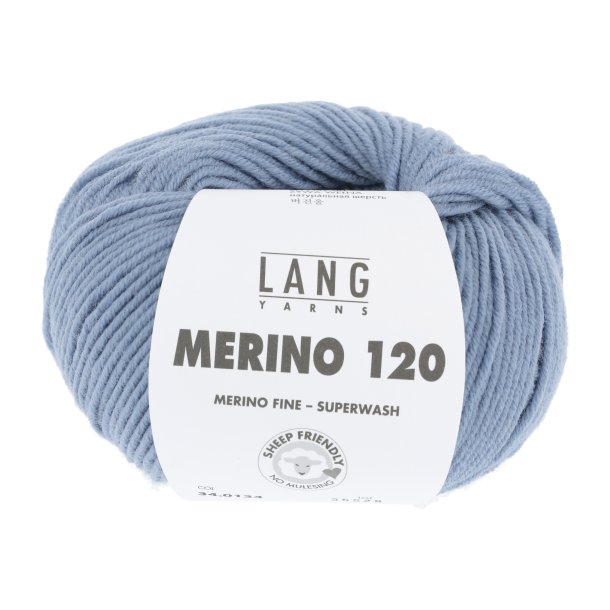 Lang Yarns - Merino 120 Fv. 134 Lys Denim