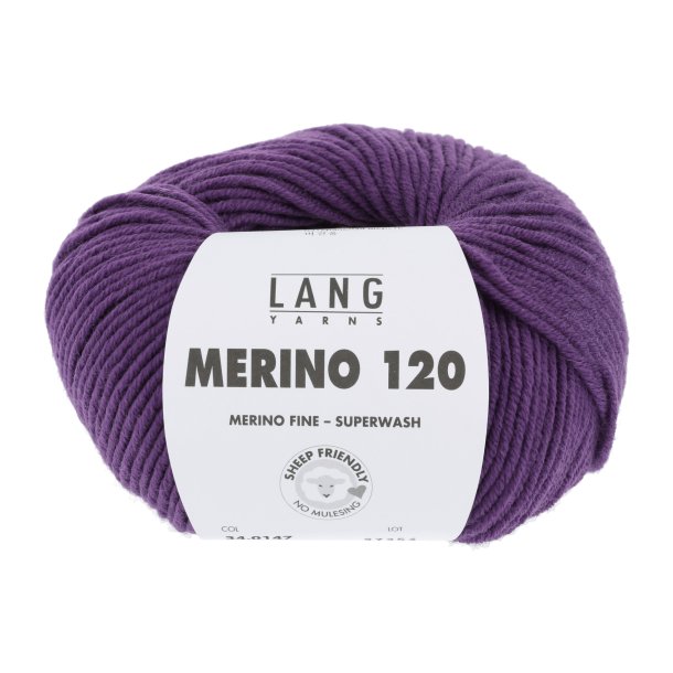 Lang Yarns - Merino 120 Fv. 147 Lilla