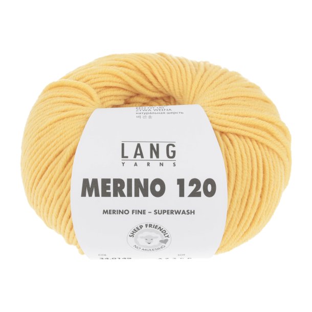 Lang Yarns - Merino 120 Fv. 149 Gylden Gul 