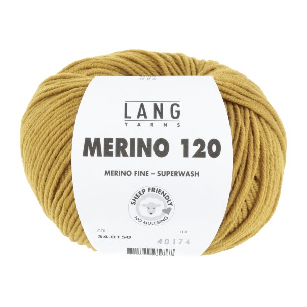 Lang Yarns - Merino 120 Fv. 150 Kobber