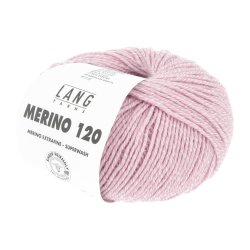 Lang Yarns - Merino 120 Fv. 151 Flamingo/White Moulin�