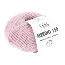 Lang Yarns - Merino 120 Fv. 151 Flamingo/White Moulin�