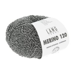 Lang Yarns - Merino 120 Fv. 154 Black/White Moulin�