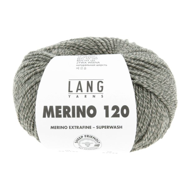 Lang Yarns - Merino 120 Fv. 155 Forrest Green/Beige Moulin�