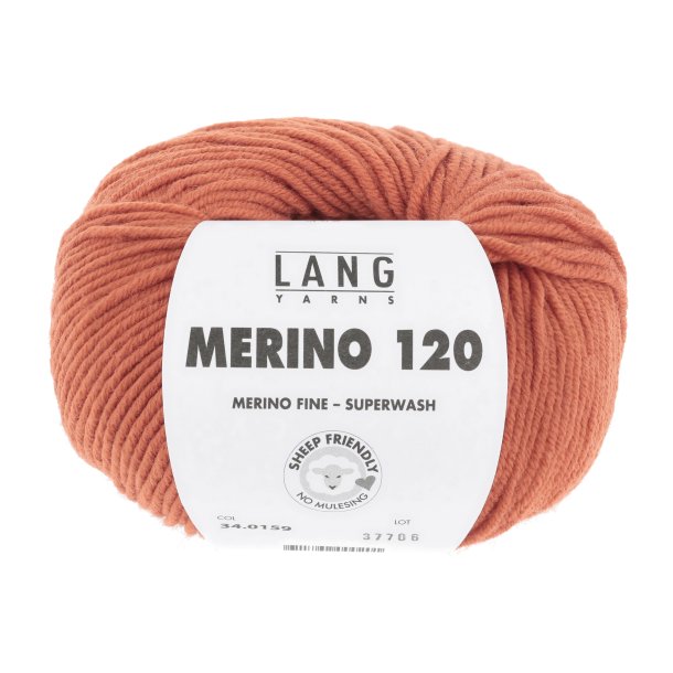 Lang Yarns - Merino 120 Fv. 159 mandarin