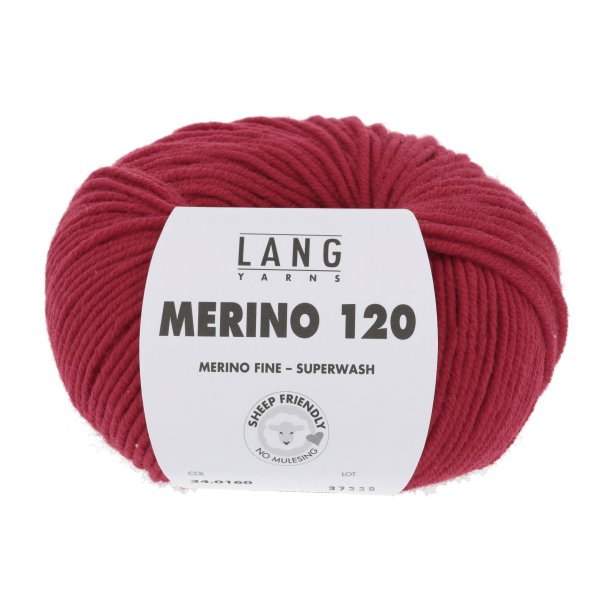 Lang Yarns - Merino 120 Fv. 160 Varm Rd