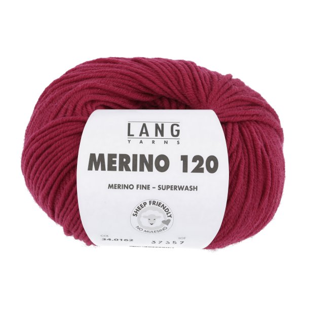 Lang Yarns - Merino 120 Fv. 162 Burgunder