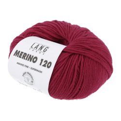 Lang Yarns - Merino 120 Fv. 162 Burgunder