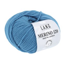 Lang Yarns - Merino 120 Fv. 178 Mrk Turkis