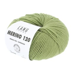 Lang Yarns - Merino 120 Fv. 198 Lys Oliven