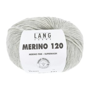 Lang Yarns - Merino 120 Fv. 223 Lys Gr Melange