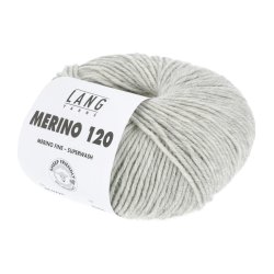 Lang Yarns - Merino 120 Fv. 223 Lys Gr Melange