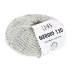Lang Yarns - Merino 120 Fv. 223 Lys Gr Melange