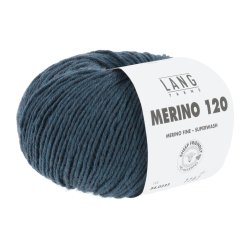 Lang Yarns - Merino 120 Fv. 233 Petrol Melange