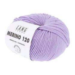 Lang Yarns - Merino 120 Fv. 245 Lys Lilla
