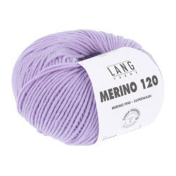 Lang Yarns - Merino 120 Fv. 245 Lys Lilla