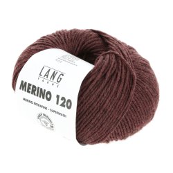 Lang Yarns - Merino 120 Fv. 262 Burgunder Melange
