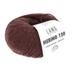Lang Yarns - Merino 120 Fv. 262 Burgunder Melange