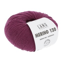 Lang Yarns - Merino 120 Fv. 280 Blomme