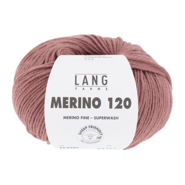 Lang Yarns - Merino 120 Fv. 287 Rosentr