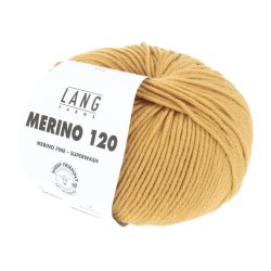 Lang Yarns - Merino 120 Fv. 311 Sennep Gul