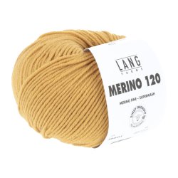 Lang Yarns - Merino 120 Fv. 311 Sennep Gul