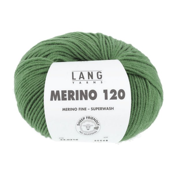 Lang Yarns - Merino 120 Fv. 316 Kiwi