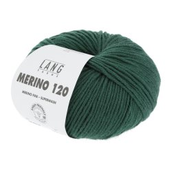 Lang Yarns - Merino 120 Fv. 318 Mrk grn