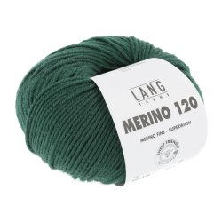 Lang Yarns - Merino 120 Fv. 318 Mrk grn