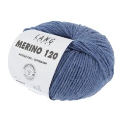 Lang Yarns - Merino 120 Fv. 334 Jeans Medium Melange