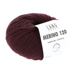 Lang Yarns - Merino 120 Fv. 364 Bordeaux