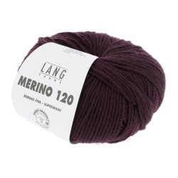 Lang Yarns - Merino 120 Fv. 390 Eggplant